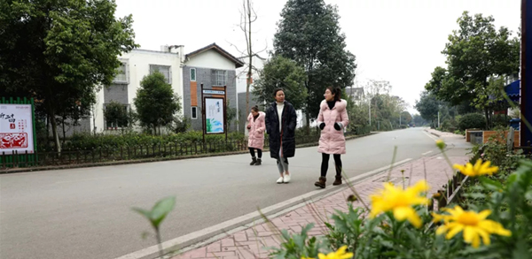 图片默认标题_fororder_3步社区街道（成都市新津县新闻中心-供图）