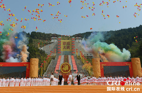 图片默认标题_fororder_2019（已亥）年华夏母亲嫘祖故里祭祖大典现场-摄影-杨明