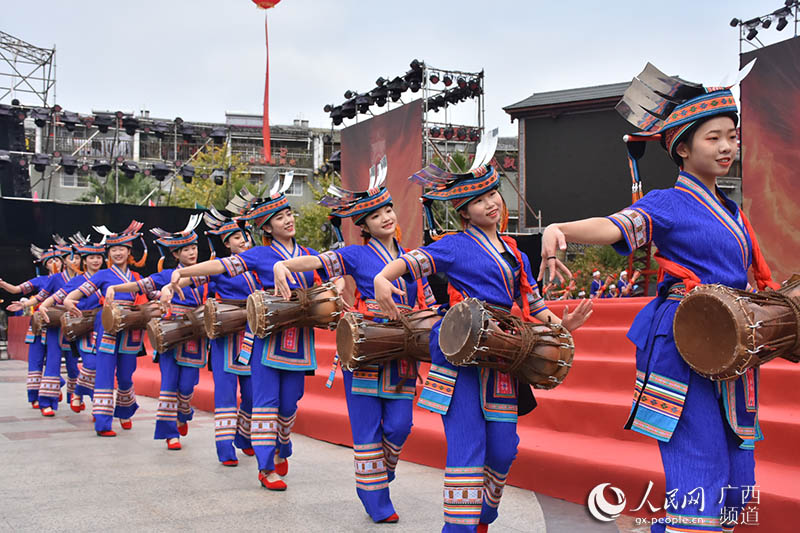 广西金秀县举行瑶族盘王节盘王祭祀大典