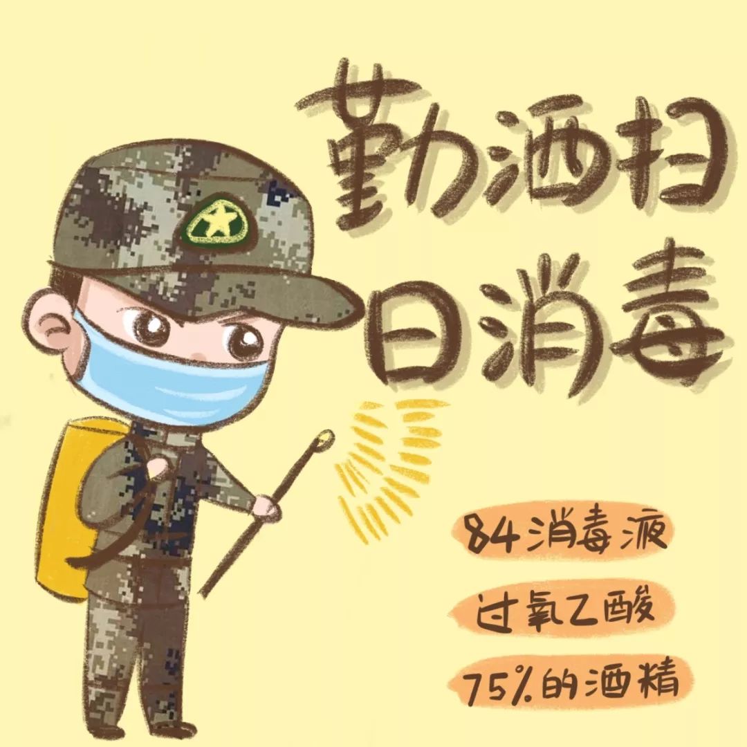 「解放军报」简单实用！科学自我防护漫画请收藏