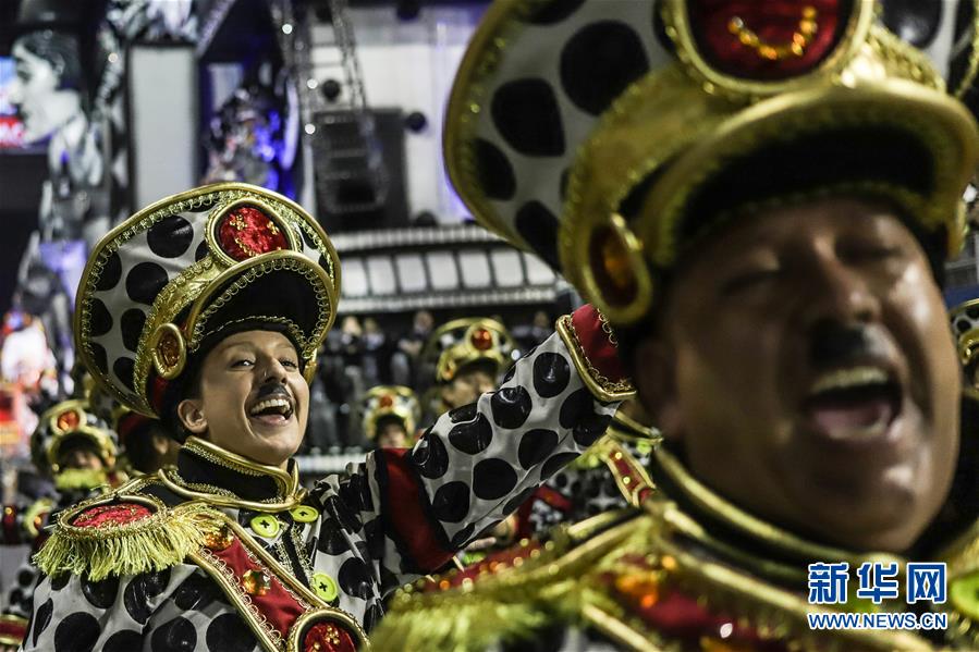 「新华网」巴西圣保罗狂欢节桑巴巡游