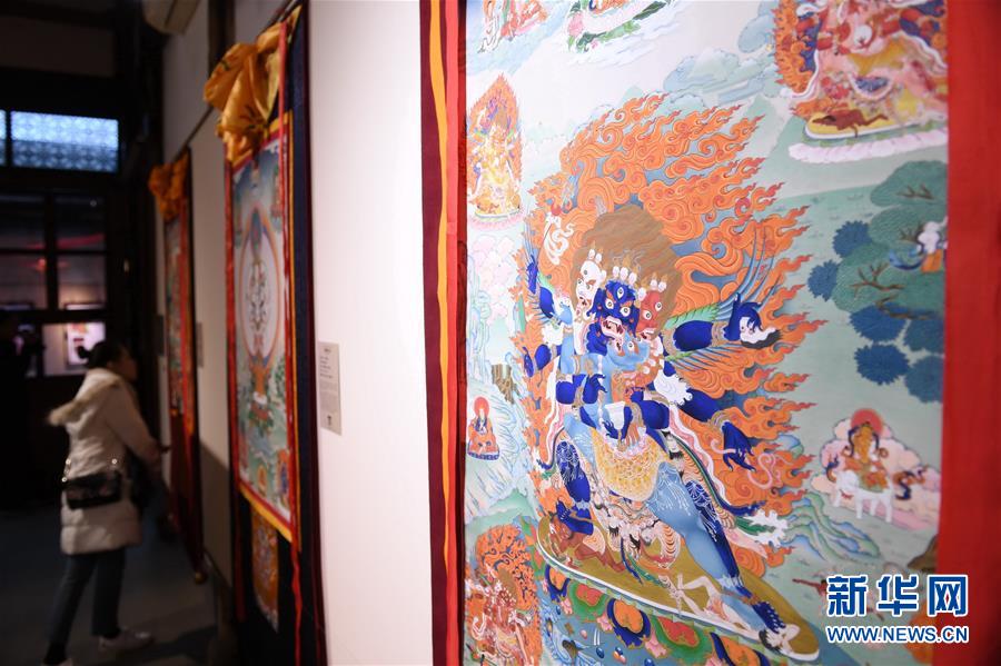 福建举行“雪域之光——西藏昌都唐卡艺术展”