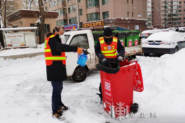 哈尔滨新区平房片区居家隔离医学观察人员生活垃圾专桶投放专道处置