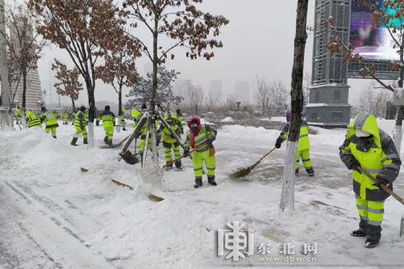 哈尔滨道里区调整防疫期间清冰雪作业时间 转变作业模式