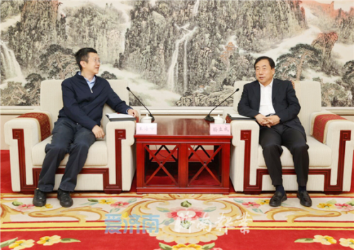 山东省委常委、济南市委书记孙立成会见百度王海峰：在工业互联网等多领域实现合作
