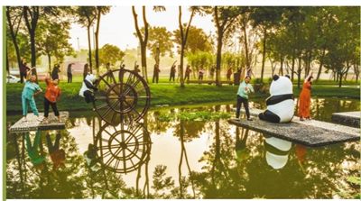 （导航成都）成都：公园城市画卷徐徐展开（城市绿道春意浓）