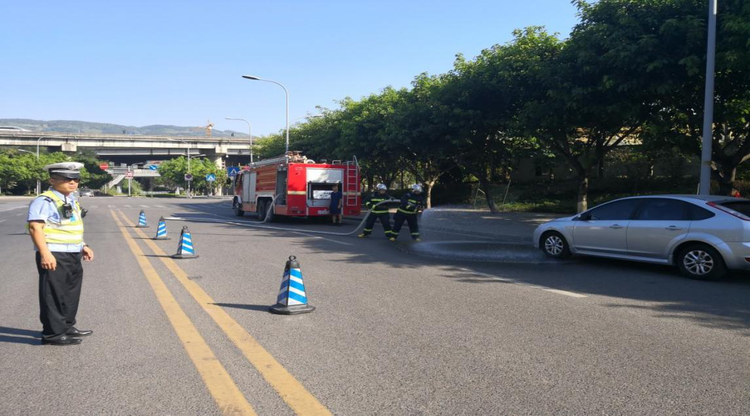 重庆北碚警方开展交通事故救援演练 全面筑牢生命安全防线