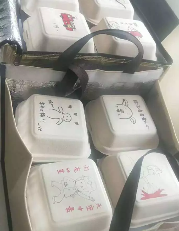 消防员收到匿名外卖, 谢谢你,我连盒子都舍不得
