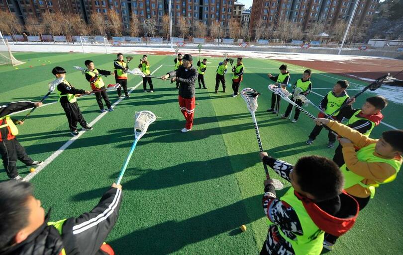 โรงเรียนในจีนเปิดสอนลาครอสบอล