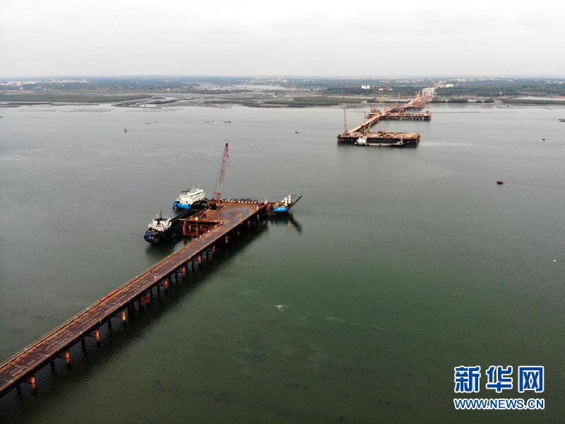 湛江调顺跨海大桥进入全面建设阶段