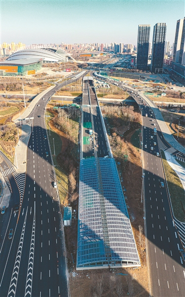 沈阳浑南大道快速路隧道段通车在即