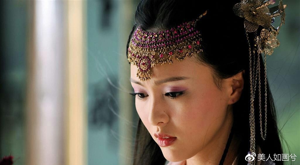 带上额饰 杨幂仙气赵丽颖清冷刘诗诗活泼唐嫣