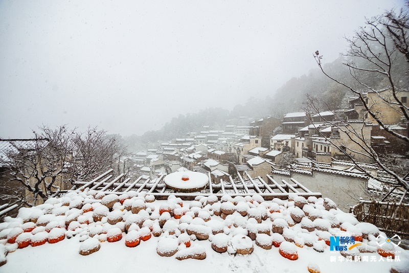 Pemandangan Salju Desa Terindah Provinsi Jiangsu
