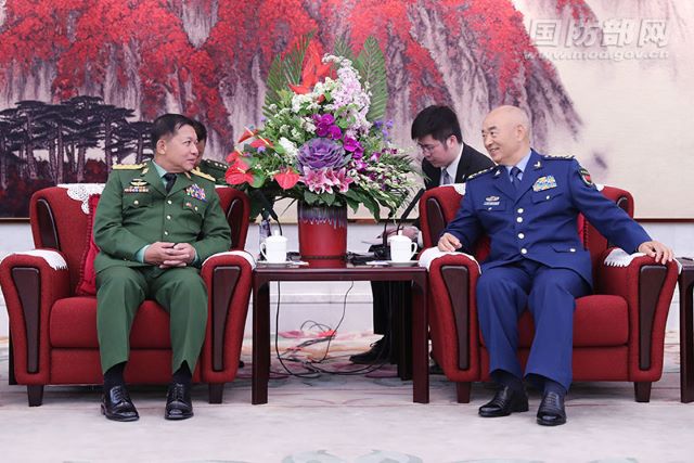 Phó Chủ tịch Quân ủy Trung ương Trung Quốc Hứa Kỳ Lượng tiếp Tổng Tư lệnh Quân Quốc phòng Mi-an-ma Phó Chủ tịch Quân ủy Trung ương Trung Quốc Hứa Kỳ Lượng tiếp Tổng Tư lệnh Quân Quốc phòng Mi-an-ma_fororder_20190410160919hbVJR7