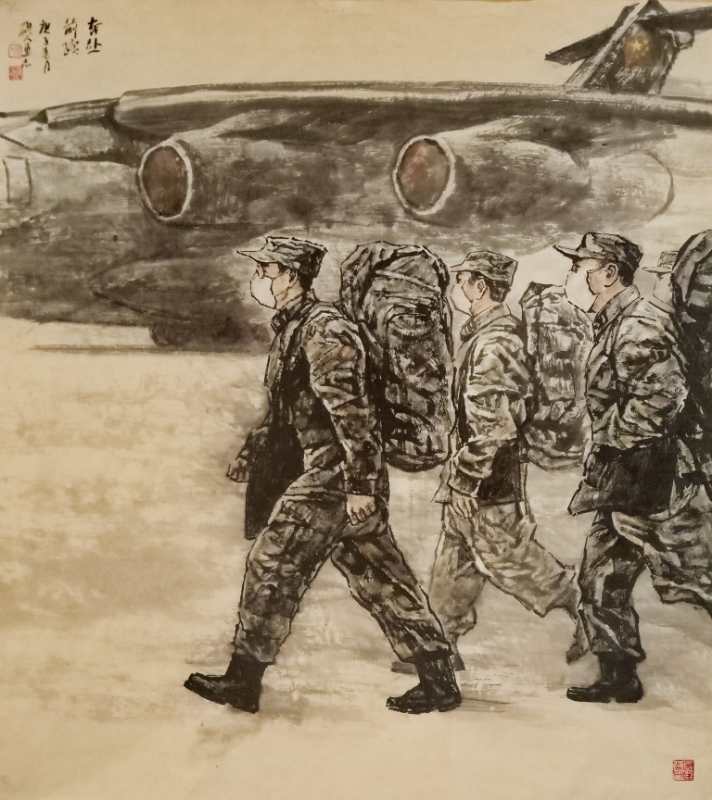 军旅画家赵连志用美术作品讲述战“疫”故事
