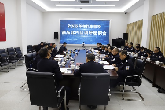 重庆市公安改革和民生警务渝东北片区调研座谈会在垫江县公安局召开