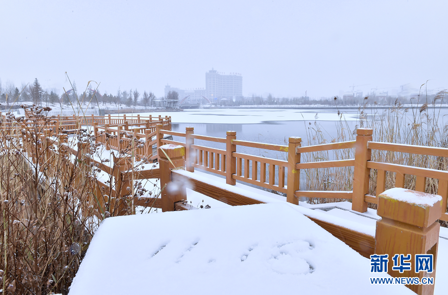 Tiongkok Utara Kini Turun Salju Besar