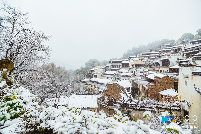 Pemandangan Salju Desa Terindah Provinsi Jiangsu