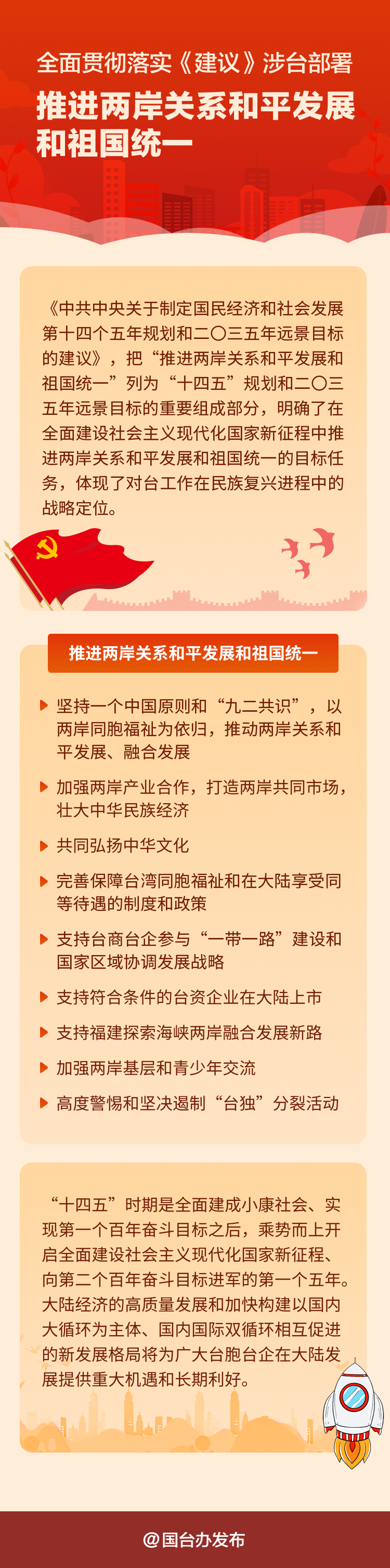 決勝全面建成小康社會取得決定性成就 全面貫徹落實《建議》涉臺部署，推進(jìn)兩岸關(guān)系和平發(fā)展和祖國統(tǒng)一 ???