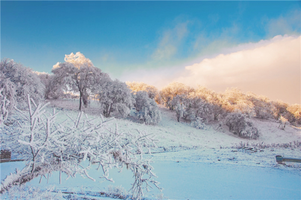 阿坝茂县九鼎山：“滑”走严寒 邂逅冰雪奇缘