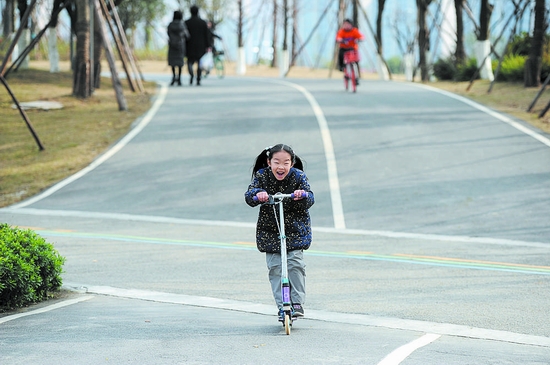 （焦点图，导航成都，移动端）周末逛绿道 新年好心情