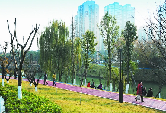 （焦点图，导航成都，移动端）周末逛绿道 新年好心情