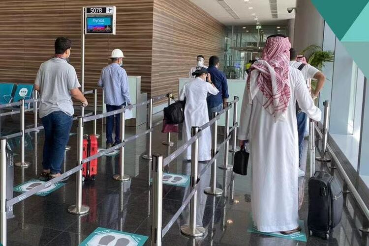 图为沙特首都利雅得机场(图片来源:当地媒体)