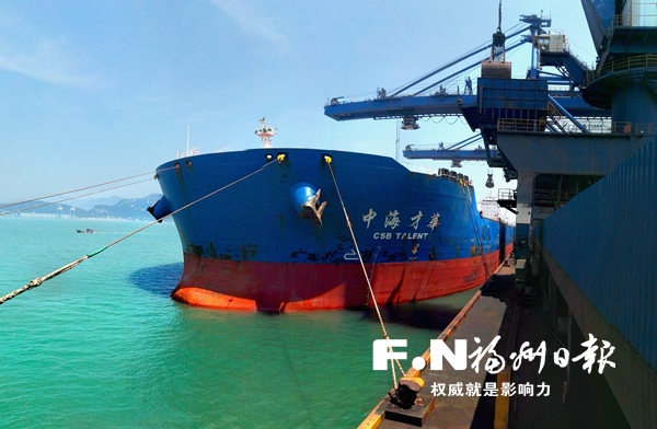 【财经主推】【福州】【移动版】【Chinanews带图】可门加速奔向亿吨大港 具备建40万吨级码头条件