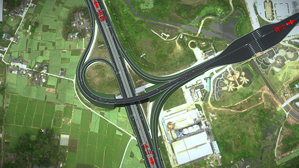 图片默认标题_fororder_成乐高速效果图-眉山市交通运输局-供图