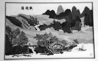 40万粒种子拼出大观园 浦口非遗种子画亮相央视