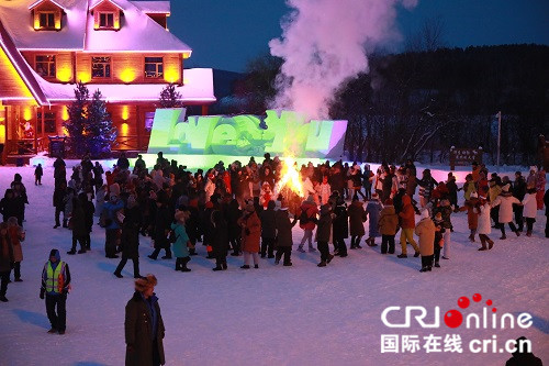 【黑龙江】【供稿】春节长假黑龙江漠河市迎来旅游小高峰