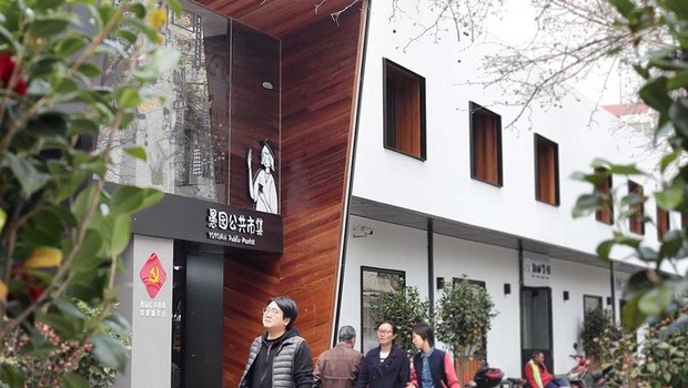 家门口也能看艺术 小而精社区美术馆植入上海街巷