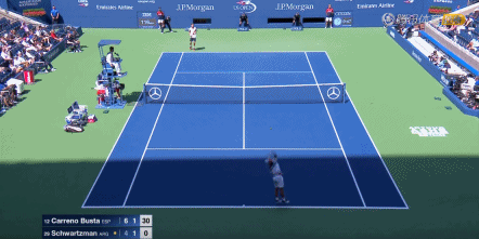 GIF-美网黑马到底多恐怖? 十八般武艺样样精通