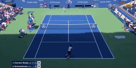 GIF-美网黑马到底多恐怖? 十八般武艺样样精通