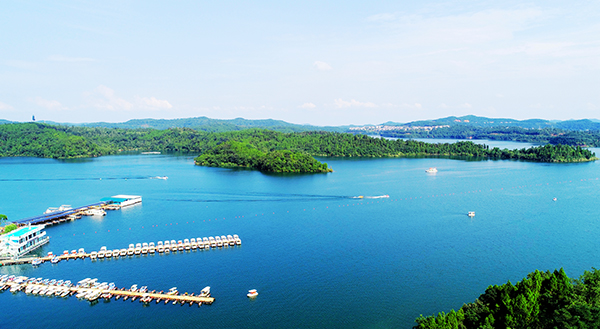仙海水利景勝地―中国四川綿陽の裏庭