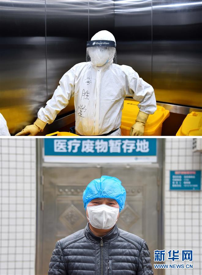 #新华网#湖北孝感：“疫”线“清洁卫士”