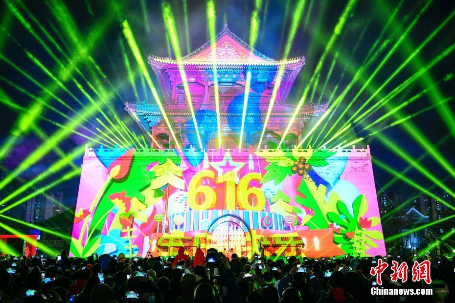 都市誕生616周年　天津・鼓楼でプロジェクションマッピングショー_fororder_2-1