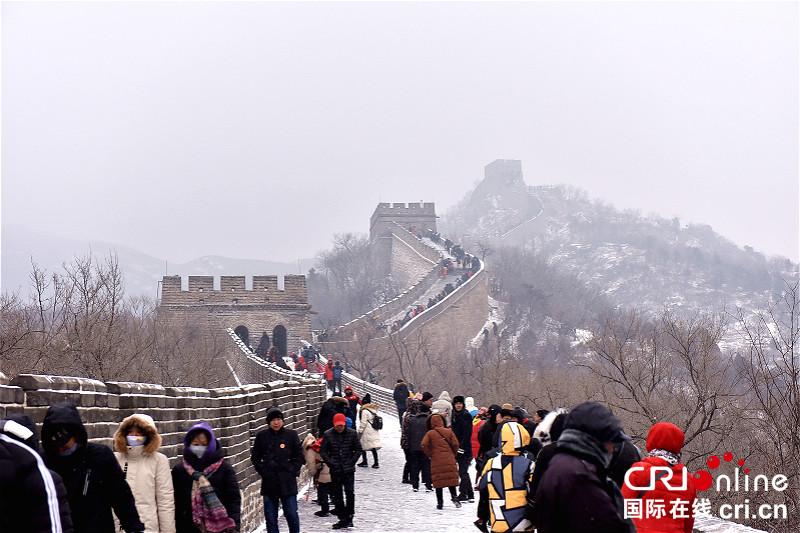 北京延庆：瑞雪过京 赏长城脚下冬日美景（组图）