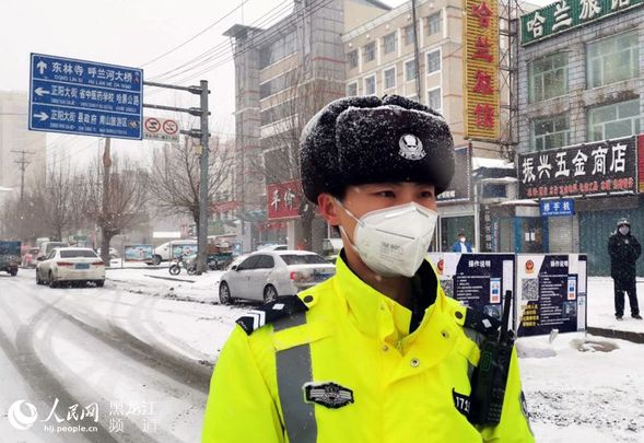 龙江三月初雪 致敬雪天战“疫”的你！