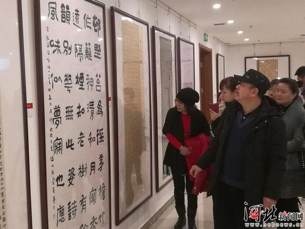 全国农民书法作品展在涿州开展