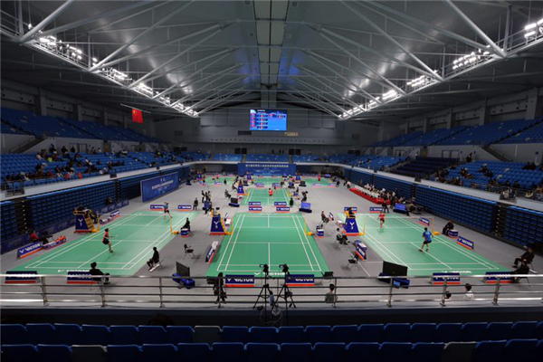 【急稿】【湖北】【CRI原创】第七届世界军人运动会羽毛球项目测试赛在武汉举行
