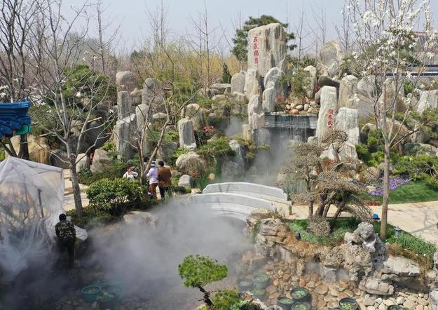北京世园会“齐鲁园”建设完成 将齐鲁文化风貌融入园林