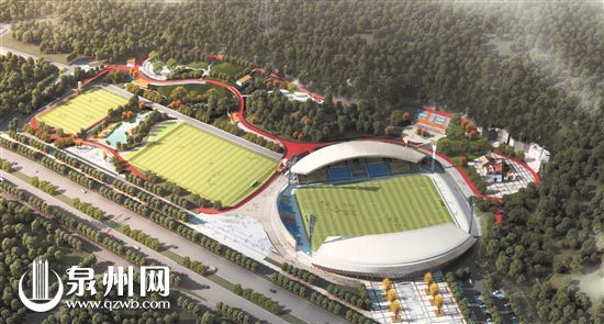 【泉州】【移动版】主场馆轮廓初现 晋江首个足球公园7月底或迎首场比赛