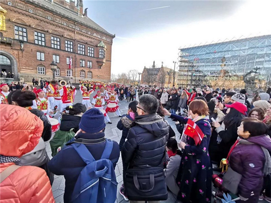 韩城行鼓亮相丹麦 与哥本哈根市民共庆元宵佳节