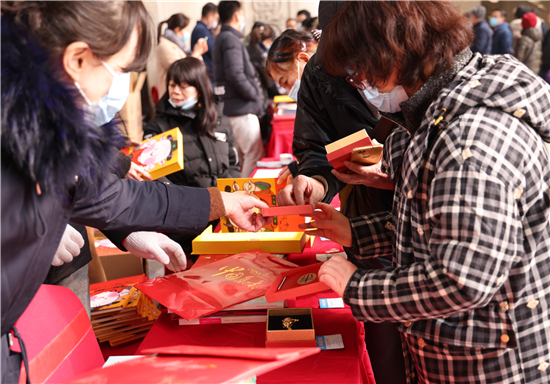 （B 文旅 三吴大地南京）南京邮政在牛首山举行《辛丑年》特种邮票首发仪式