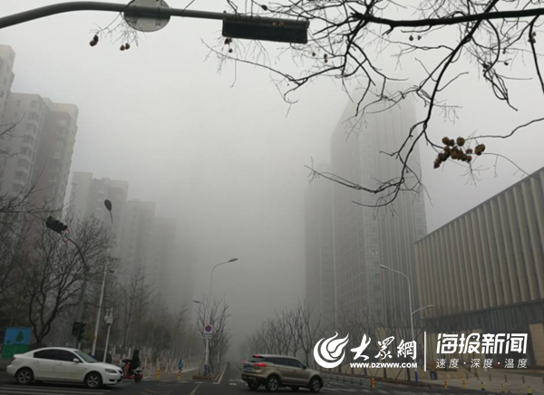 济南潍坊等8市出现强浓雾 200余高速口临时封闭