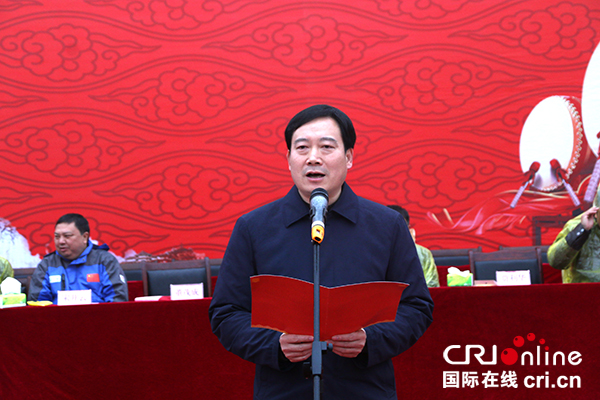 图片默认标题_fororder_长宁县委书记董茂成致辞--（摄影-高学兵）2