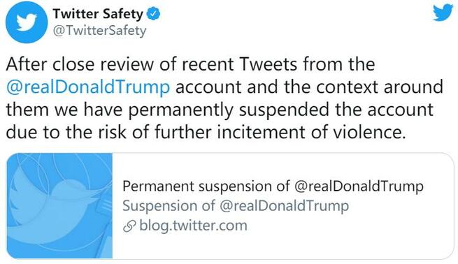 トランプ米大統領のツイッターアカウントが永久停止に_fororder_A2