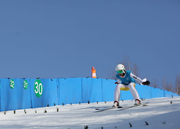 二青会跳台滑雪比赛吉林省选手夺得4枚金牌