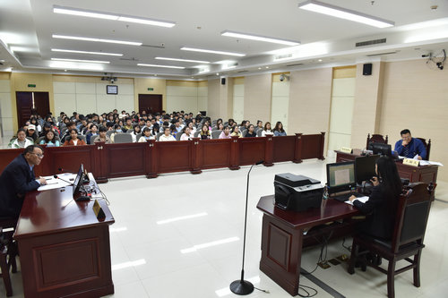 【河南供稿】125名大学生走进许昌市中级人民法院观摩庭审